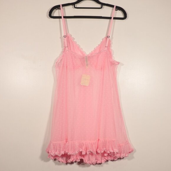 NWT Free People Heart to Heart Mini Slip in Pink Size Large - Picture 8 of 14